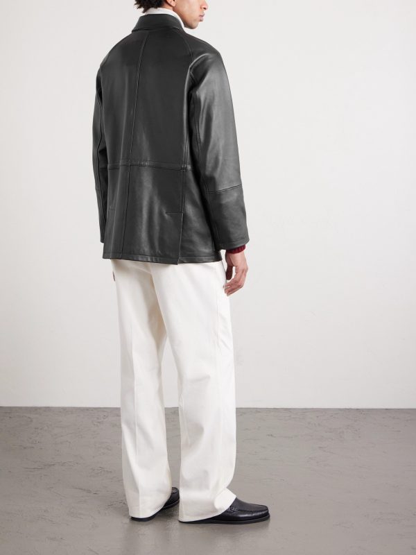 City Leather Jacket - BK City Leather Jacket - BK