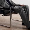 Wide-Leg Pleated Wool-Flannel Suit Trousers - E1