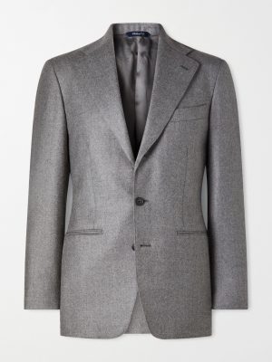 Wool Twill Suit Jacket