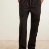 Straight-Leg Cashmere Drawstring Trousers - FR