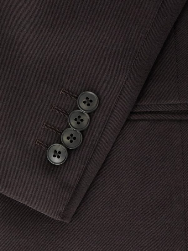 Cotton-Blend Twill Suit Jacket - CU