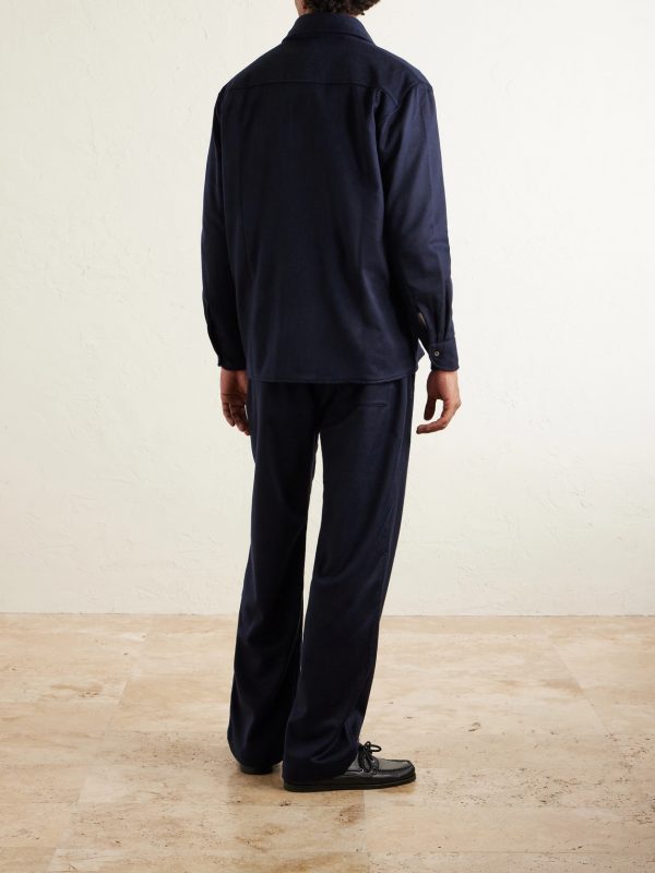 Cashmere Shirt Jacket - BK Cashmere Shirt Jacket - BK