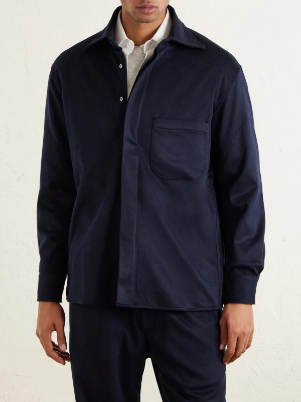 Cashmere Shirt Jacket - FR Cashmere Shirt Jacket - FR