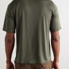 Lateral Peak Logo-Print Recycled-Jersey T-Shirt - BK Lateral Peak Logo-Print Recycled-Jersey T-Shirt - BK
