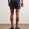 Marka Liner Straight-Leg 5" Mesh-Trimmed Recycled-Shell Running Shorts - BK Marka Liner Straight-Leg 5" Mesh-Trimmed Recycled-Shell Running Shorts - BK