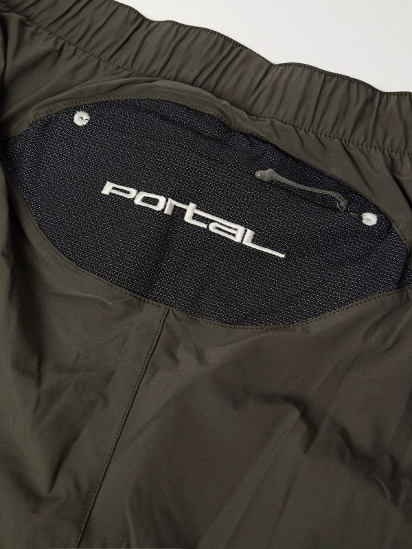 Marka Liner Straight-Leg 5" Mesh-Trimmed Recycled-Shell Running Shorts - CU