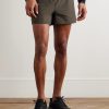 Marka Liner Straight-Leg 5" Mesh-Trimmed Recycled-Shell Running Shorts - FR