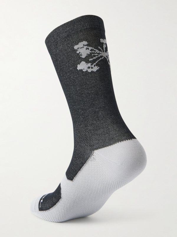 Pattern Active Three-Pack Jacquard-Knit Socks - BK Pattern Active Three-Pack Jacquard-Knit Socks - BK
