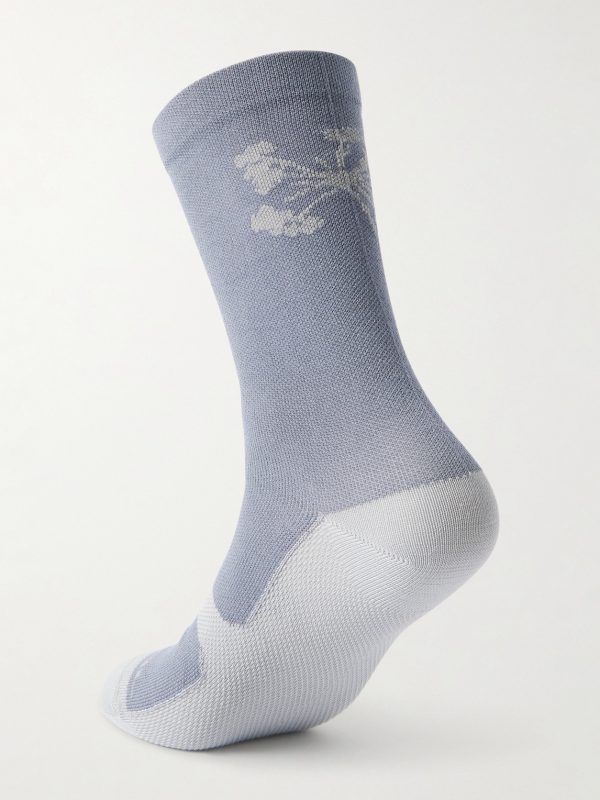 Pattern Active Three-Pack Jacquard-Knit Socks - BK Pattern Active Three-Pack Jacquard-Knit Socks - BK