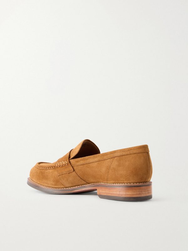Nate Suede Penny Loafers - BK