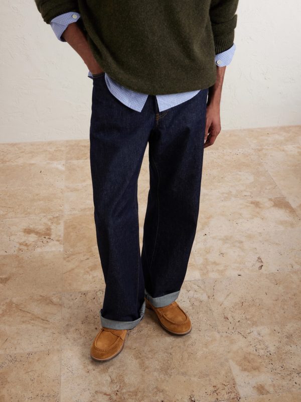 Nate Suede Penny Loafers - OU