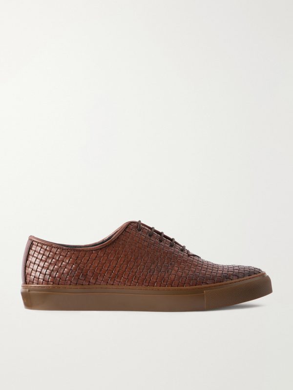 Mie Woven Leather Sneakers Mie Woven Leather Sneakers