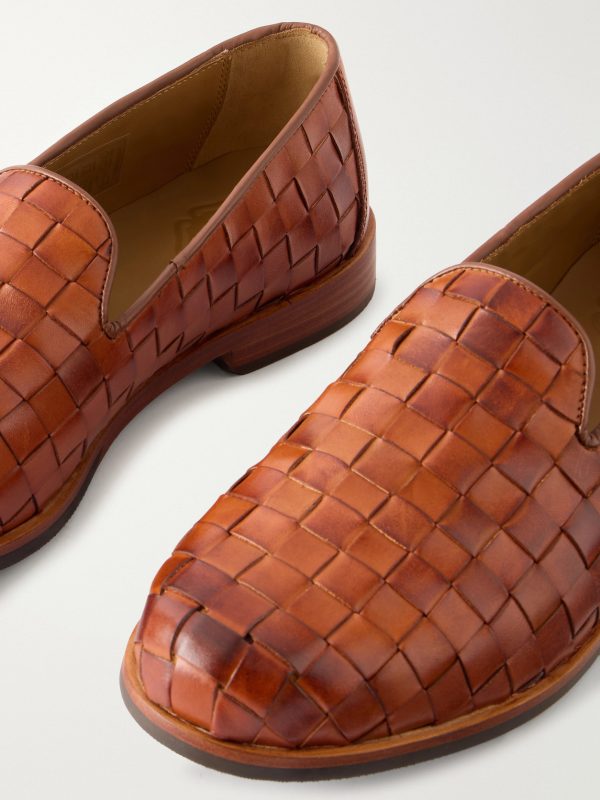 Sterling Woven Leather Loafers - CU Sterling Woven Leather Loafers - CU