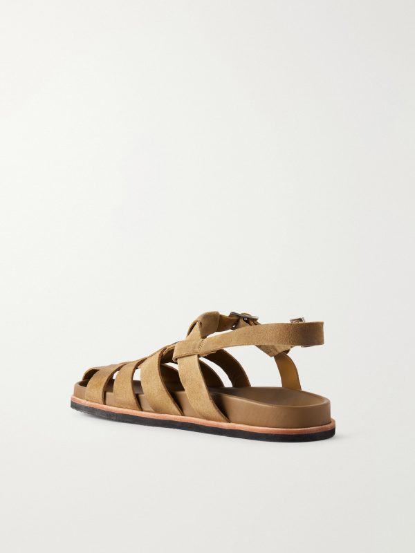 Quinton Suede Fisherman Sandals - BK Quinton Suede Fisherman Sandals - BK