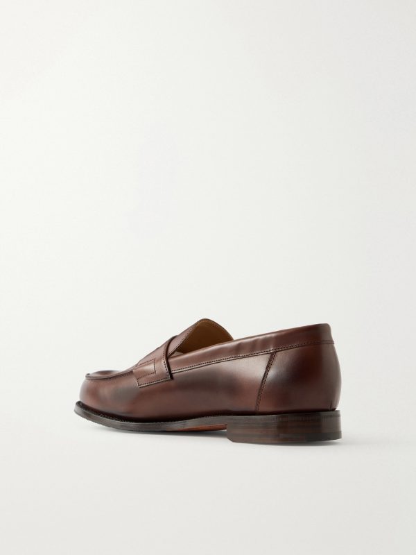 Epsom Leather Penny Loafers - BK Epsom Leather Penny Loafers - BK