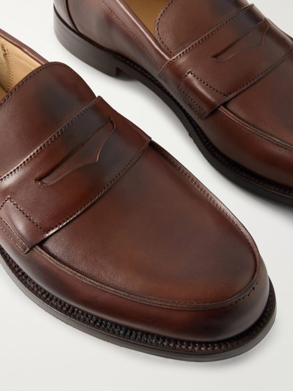 Epsom Leather Penny Loafers - CU Epsom Leather Penny Loafers - CU