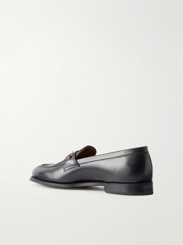 Franklin Horsebit-Embellished Leather Loafers - BK