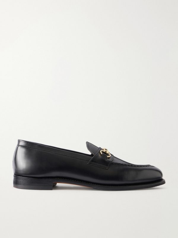 Franklin Horsebit-Embellished Leather Loafers