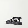 Quinton Leather Fisherman Sandals - BK