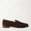 Franklin Horsebit-Embellished Suede Loafers Franklin Horsebit-Embellished Suede Loafers