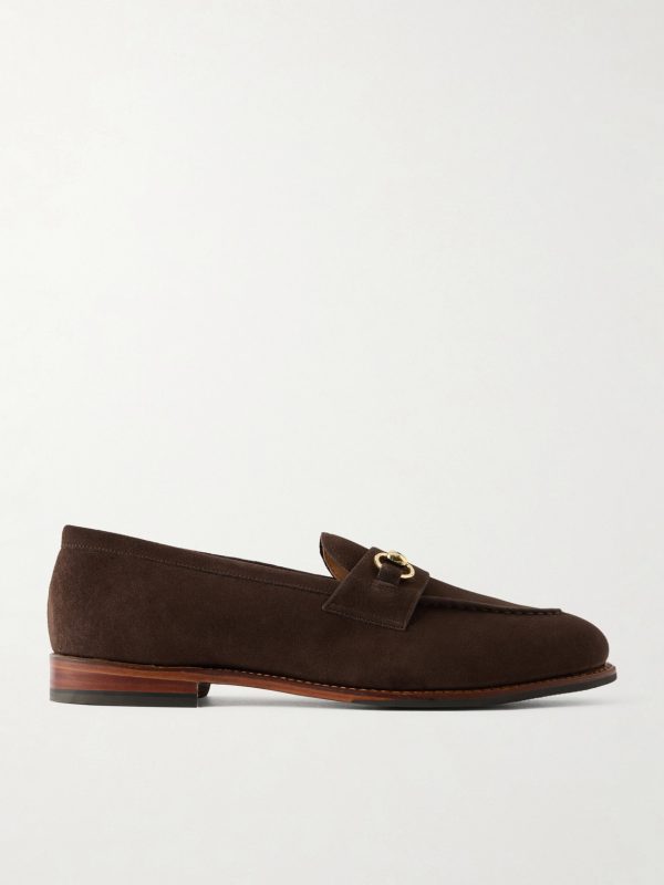 Franklin Horsebit-Embellished Suede Loafers Franklin Horsebit-Embellished Suede Loafers