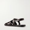 Quinton Leather Fisherman Sandals - BK
