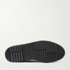 Byron Webbing-Trimmed Suede Derby Shoes - E1