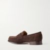 Epsom Suede Penny Loafers - BK Epsom Suede Penny Loafers - BK