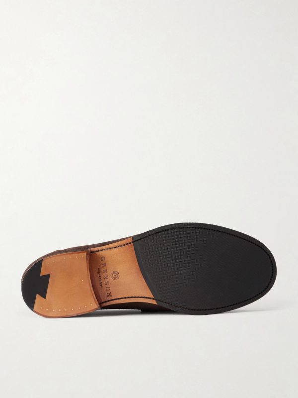 Epsom Suede Penny Loafers - E1 Epsom Suede Penny Loafers - E1