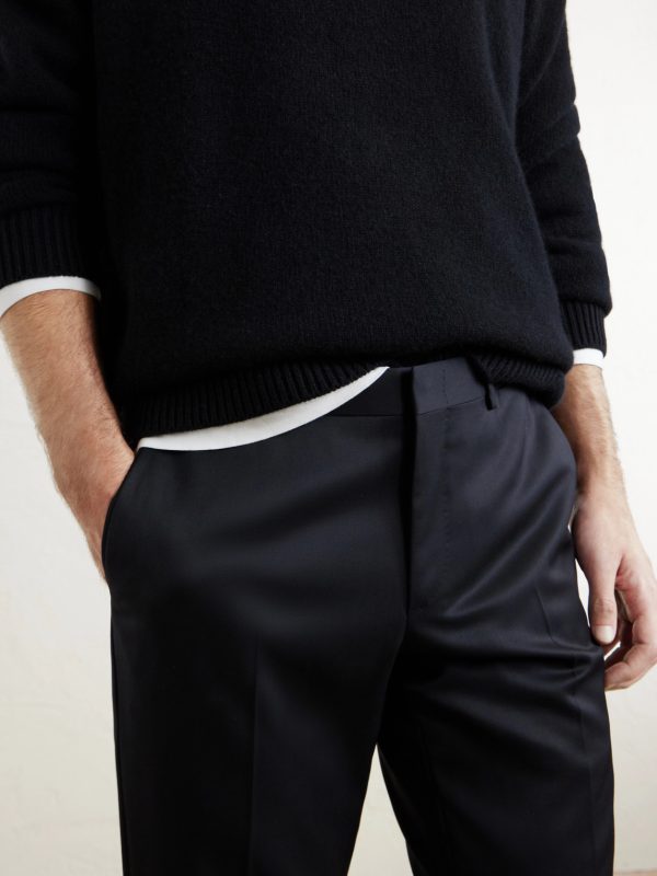 Straight-Leg Super 220s Wool Trousers - CU
