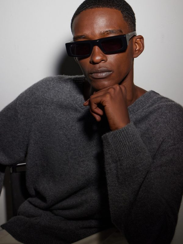 Rimbaud Square-Frame Acetate Sunglasses - BK Rimbaud Square-Frame Acetate Sunglasses - BK