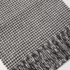 Fringed Houndstooth Cashmere Scarf - CU Fringed Houndstooth Cashmere Scarf - CU