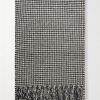 Fringed Houndstooth Cashmere Scarf Fringed Houndstooth Cashmere Scarf