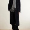 Fringed Houndstooth Cashmere Scarf - OU Fringed Houndstooth Cashmere Scarf - OU