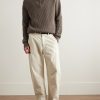 Heston Ribbed Cashmere Half-Zip Sweater - OU Heston Ribbed Cashmere Half-Zip Sweater - OU