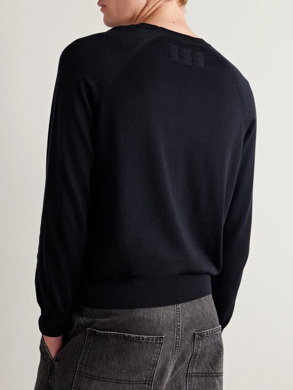 Reggie Silk and Cotton-Blend Sweater - BK Reggie Silk and Cotton-Blend Sweater - BK