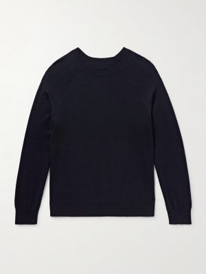 Reggie Silk and Cotton-Blend Sweater Reggie Silk and Cotton-Blend Sweater