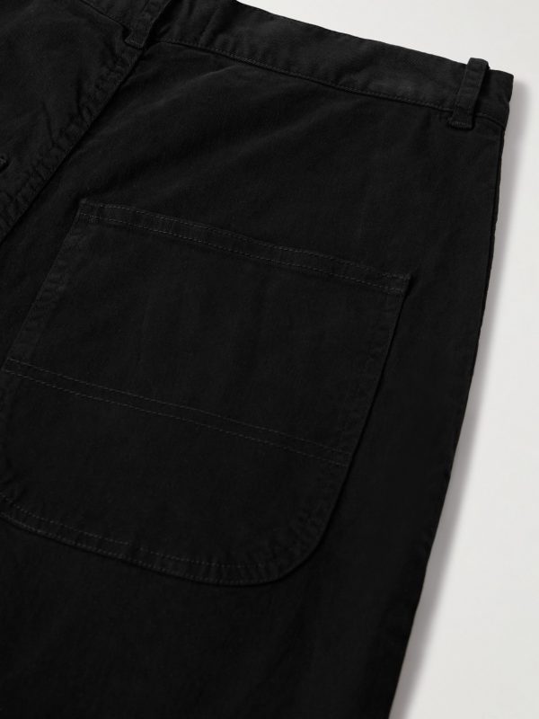 Carpenter Straight-Leg Cropped Cotton-Blend Twill Trousers - CU