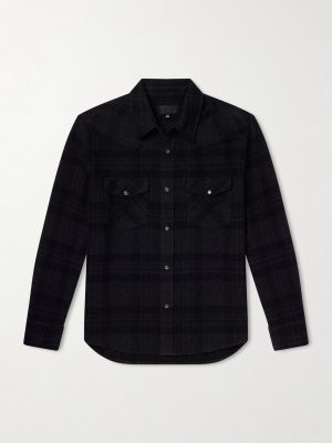 Travis Checked Cashmere Shirt