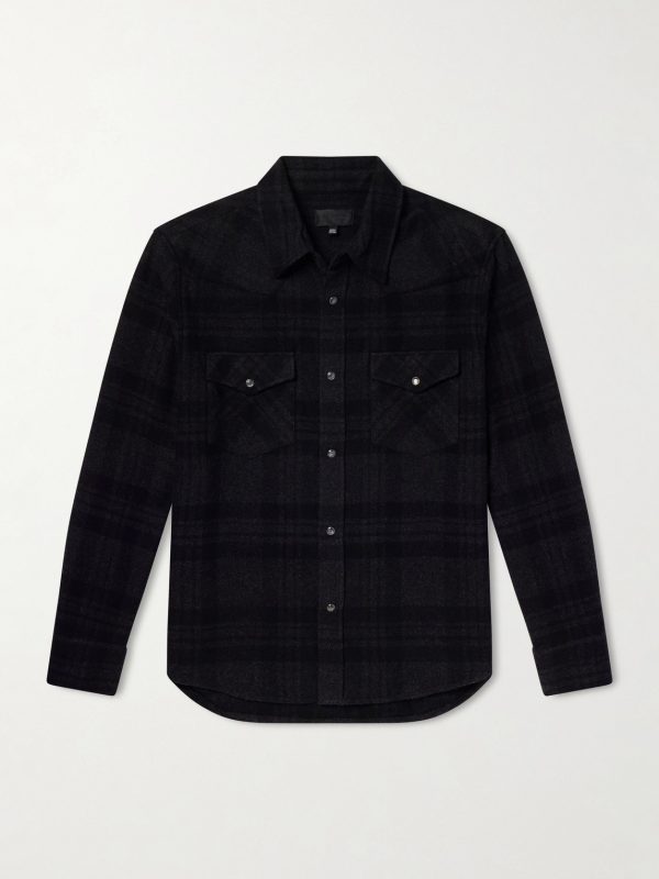 Travis Checked Cashmere Shirt