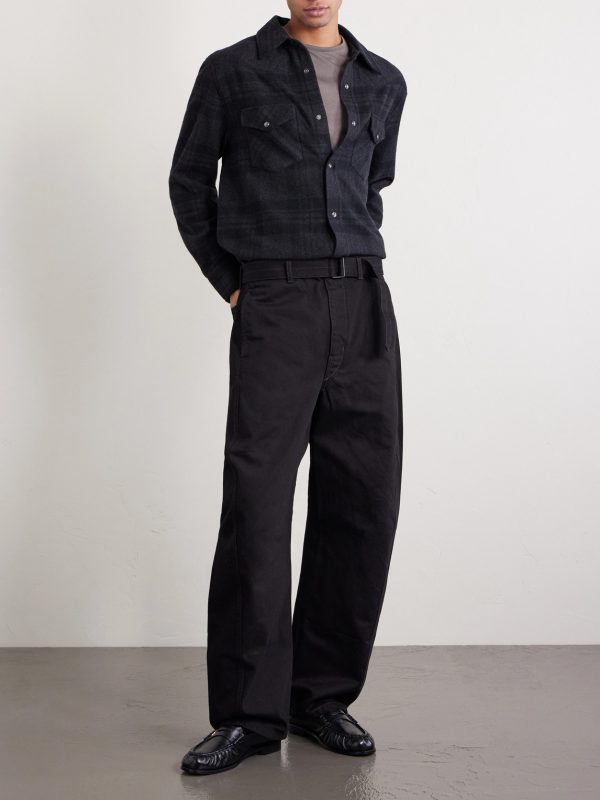 Travis Checked Cashmere Shirt - OU