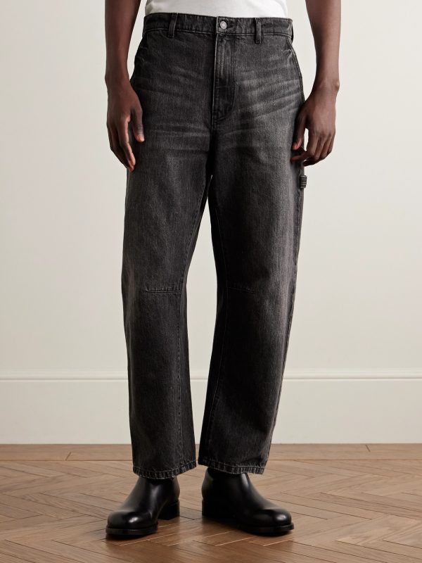 Carpenter Straight-Leg Cropped Jeans - FR Carpenter Straight-Leg Cropped Jeans - FR