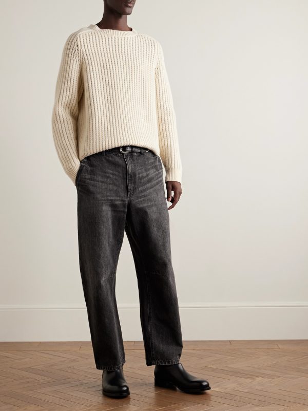 Carpenter Straight-Leg Cropped Jeans - OU Carpenter Straight-Leg Cropped Jeans - OU