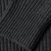 Ribbed-Knit Zip-Up Cardigan - E1