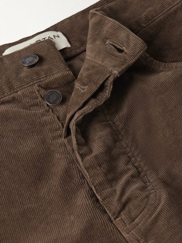 Billie Straight-Leg Cotton-Corduroy Trousers - E1 Billie Straight-Leg Cotton-Corduroy Trousers - E1