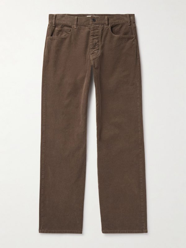 Billie Straight-Leg Cotton-Corduroy Trousers Billie Straight-Leg Cotton-Corduroy Trousers
