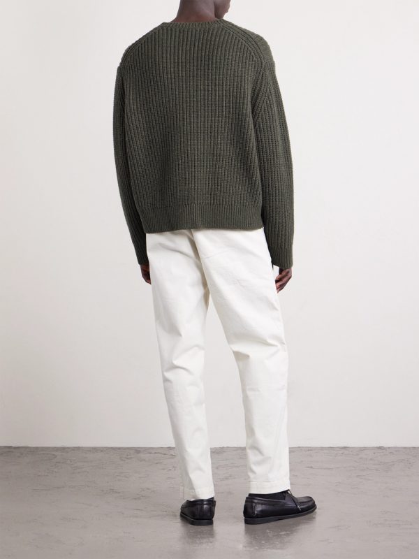 Tyler Ribbed Merino Wool Sweater - BK Tyler Ribbed Merino Wool Sweater - BK