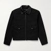 Donatello Leather-Trimmed Canvas Jacket Donatello Leather-Trimmed Canvas Jacket