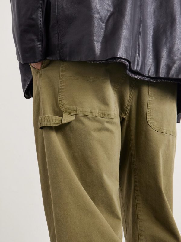 Carpenter Straight-Leg Cropped Cotton-Blend Twill Trousers - CU