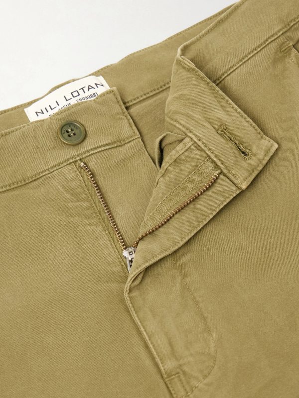 Carpenter Straight-Leg Cropped Cotton-Blend Twill Trousers - E1